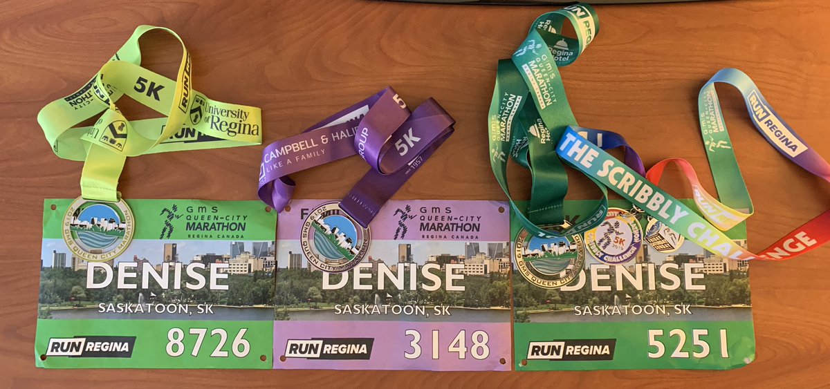 Denise13F's tweet photo. An amazing 10k w\@Tim13S Found my happy race pace. Unofficial time 1:12:35
3races4medals &amp; a cube. Thx @RunQCM for an epic weekend. Grateful for volunteers &amp; sponsors.
#ScribblyChallenge #ScribblyCubed
#QCM2019 #NeverGiveUp
#iAm #RunningOnHope
#Earthathon #SundayRunday 🏃‍♂️🏃‍♀️ https://t.co/qv284iYa8w
