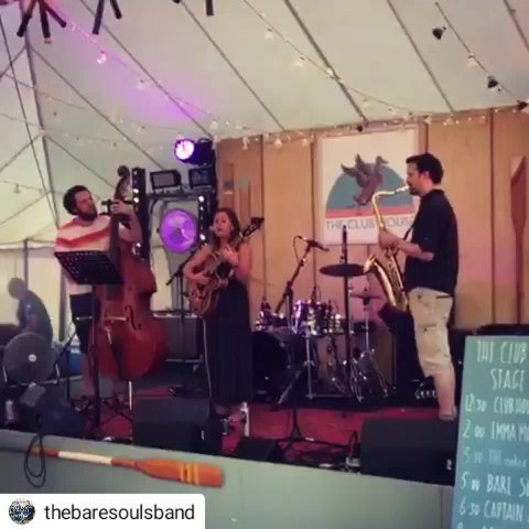 #Repost @thebaresoulsband
• • • • •
What a wonderful time we had at #wildernessfestival last weekend! <a href="/seandaveybass/">Sean Davey</a> <a href="/danpuzey/">Dan Puzey</a> and I played a trio set at #theclubhouse to the beautiful crowd there. Also THE most amazing crew at The Club House. Th… ift.tt/2zXvNKm