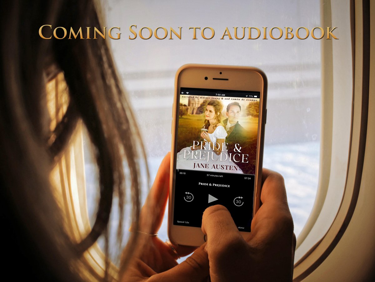 COMING SOON! #janeausten fans! The #classic #regency #romance and "comedyofmanners" #prideandprejudice" brought to #audiobook by <a href="/AudioSorceress/">Marnye Young Audio Sorceress 📚🎧🎙</a> Marnye Young and <a href="/ramondeocampo/">Ramon de Ocampo</a> ★★★★★ Fab teaser by <a href="/MoonstruckCover/">Moonstruck Cover Design & Photography</a>  youtube.com/watch?time_con… #GetYourStoryOn!