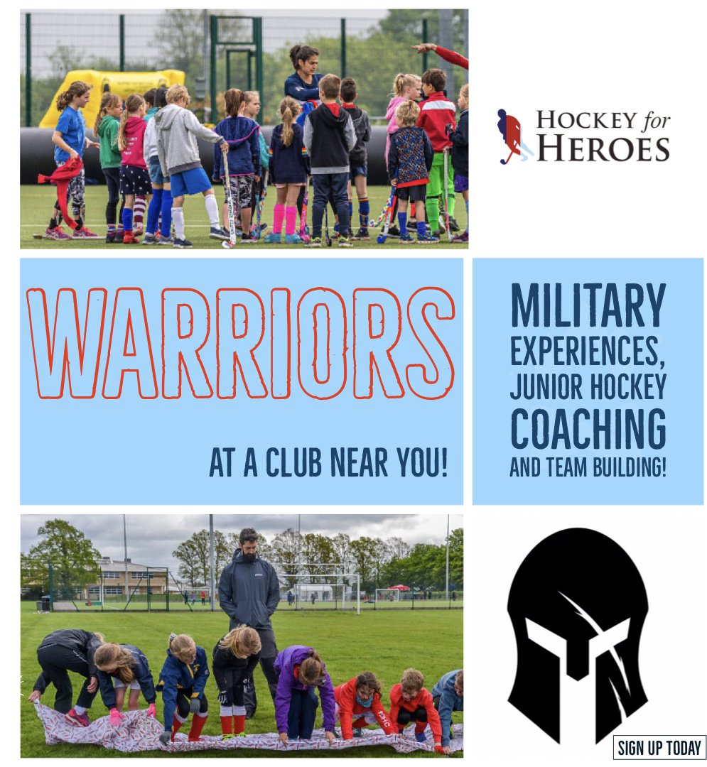 Hockey For Heroes wants to bring #Warriors to your local club this season! This initiative brings military experiences, junior hockey coaching, team building and expedition games, to showcase how amazing your club is! Show your interest today: hockeyforheroes.co.uk/warriors #charity
