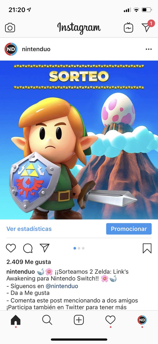 ¡Chic@s! Estamos sorteando 2 #Zelda #LinksAwakening este mes. En Twitter está en <a href="/Nintenduo/">Nintendúo</a>, y en Instagram podéis participar a través de aquí 👇 instagram.com/p/B2KGfxtCmQQ/…

El PressKit del juego me está dejando hacer imágenes preciosas 😍 ¡Hasta la del sorteo!