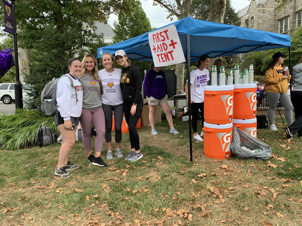 WCU_AT's tweet photo. Great day supporting mental health awareness within the athletic community! #MentalHealthMatters #wcu #therapydogs #ramsletswalk5k #ramsletstalk @WCU_AT @WCUAthletics @ramsletstalk https://t.co/m7BwehxBEE