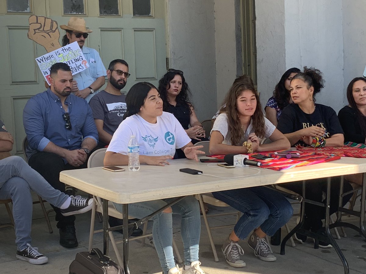 Mr_Lopez's tweet photo. “Ethnic studies is the best thing that has happened to me....this is about our history!” -Kathy Diaz, former RHS ES student https://t.co/2EqlqbG7FA