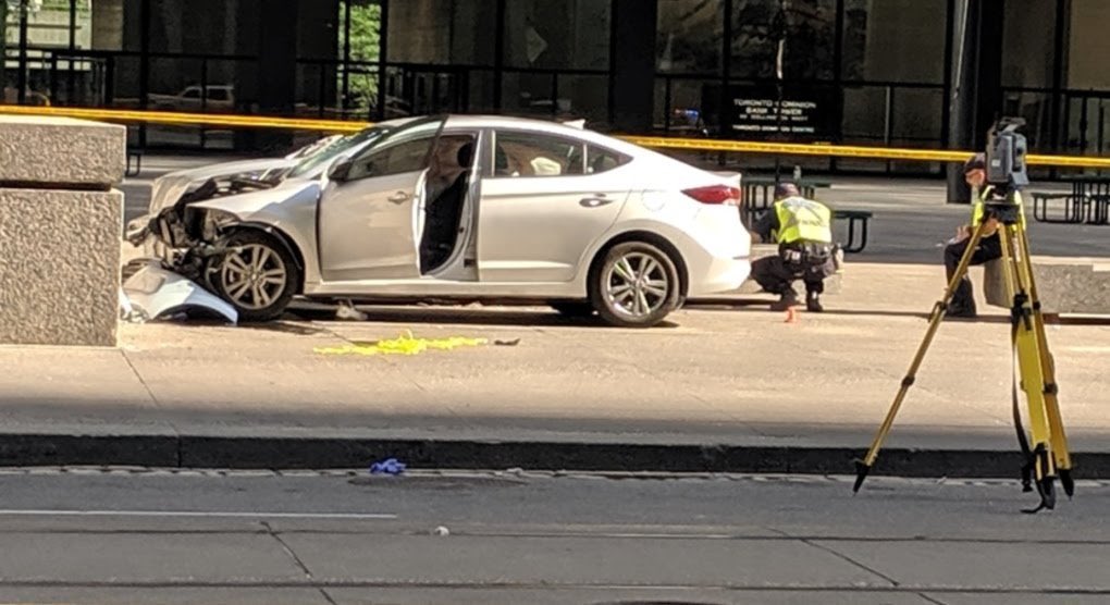 Remember everyone:Whether pedestrian, driver, or cyclist, safety in our public spaces is a shared responsibility. #VisionZero  #ZeroVision  #SharedResponsibility  #CarCulture https://toronto.ctvnews.ca/driver-arrested-for-impaired-driving-after-four-pedestrians-hit-by-car-downtown-1.4535762