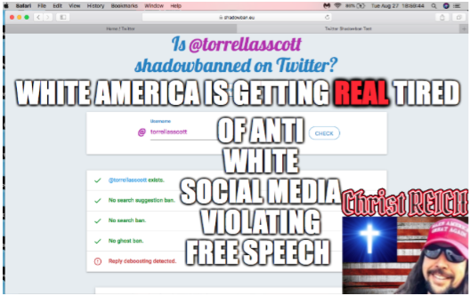 Okay @Twitter, THIS is WHY #WeThePeople HATE you. All of you twitter workers are complicit in these #1A crimes, just so you know, you ARE going to be held accountable. because at best you stand silent as your boss actively tries to destroy Our Nation. ChristREICH is coming.