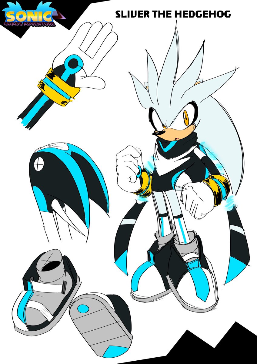 Sonic Chaos Adventure on Twitter: "Presenting the completed reference  sheets for our three main heroes, Triple S! Sonic leads Team Sonic with  Shadow and Silver acting as pseudo leaders. These three are