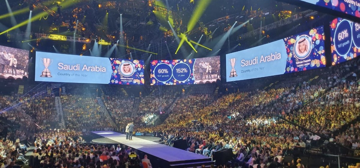 sfaqeeh's tweet image. This morning, the winning team  @CiscoSaudia has been globally recognized by @ChuckRobbins and @gerri_elliott as the #Cisco FY19 Country of the Year. I am proud and humbled to lead such #IMPACTful team... 
@WeAreCisco
#CiscoImpact
#LoveWhereYouWork