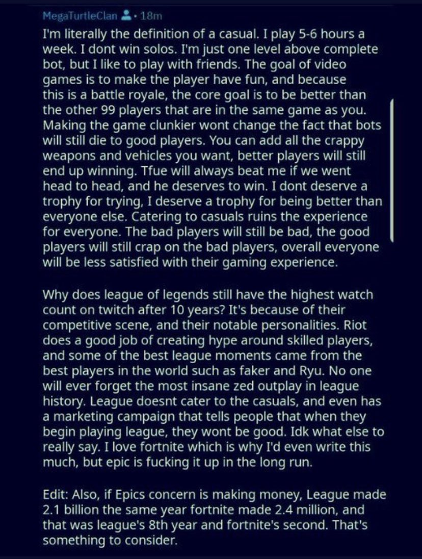 Hey <a href="/Bungie/">Bungie</a> 

Realistically, any developer reading this, balance from the top down, everyone wins. 

Please. Stop giving everyone a trophy. Make them earn it.
