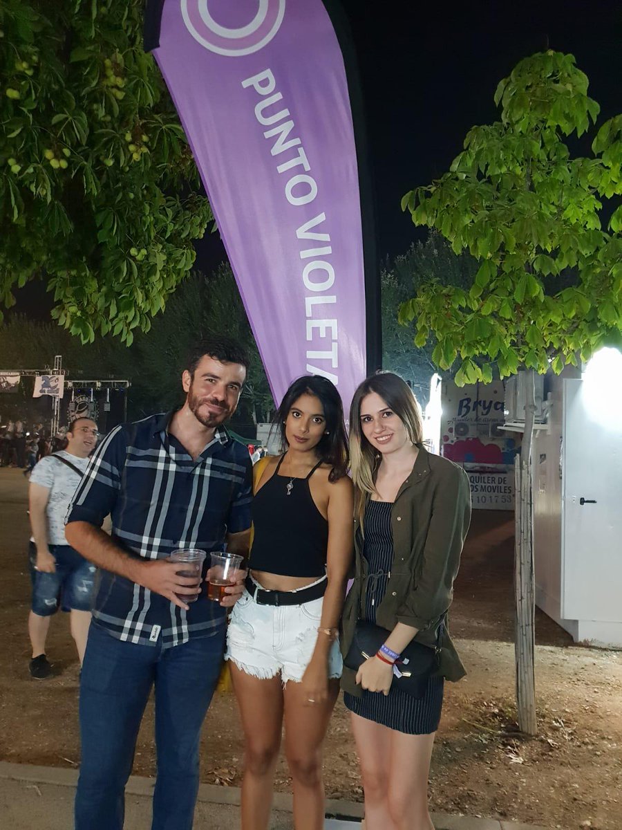 💜 Si sufres o presencias una agresión durante las #FeriasAlcalá2019, busca ayuda. Acude al #PuntoVioleta

#FeriasAlcalá2019