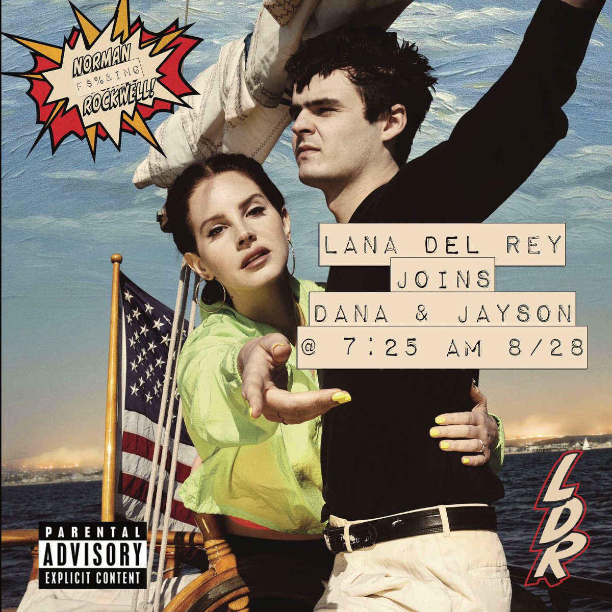 What it is like for Lana in this moment, just days away from releasing what’s being called one of the most anticipated albums of the year &amp; possibly the biggest of her career? She shares w/ <a href="/danaandjayson/">Dana and Jayson</a> why she didn’t even plan to create it! Tmrw @ 7:25 AM! @LanaDelRey