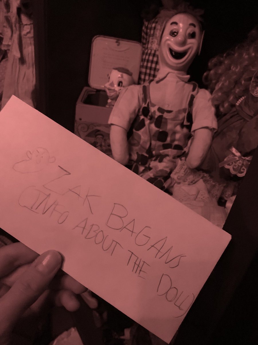 Zak_Bagans's tweet image. I get lots and lots of allegedly haunted items sent to The @HauntedMuseum and its always fun to see which one is gonna curse me