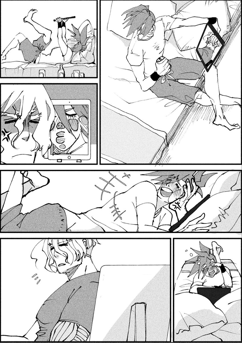 寝顔に素直になるクレイ  消火後です 