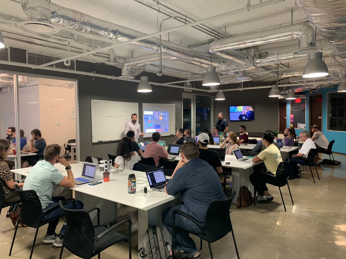 ➕2️⃣0️⃣

20 new faces are joining the Austin Coding Academy family! A brand new cohort is 🚀 at <a href="/CapitalFactory/">Capital Factory ⚙️</a> tonight.

Welcome 🤩
