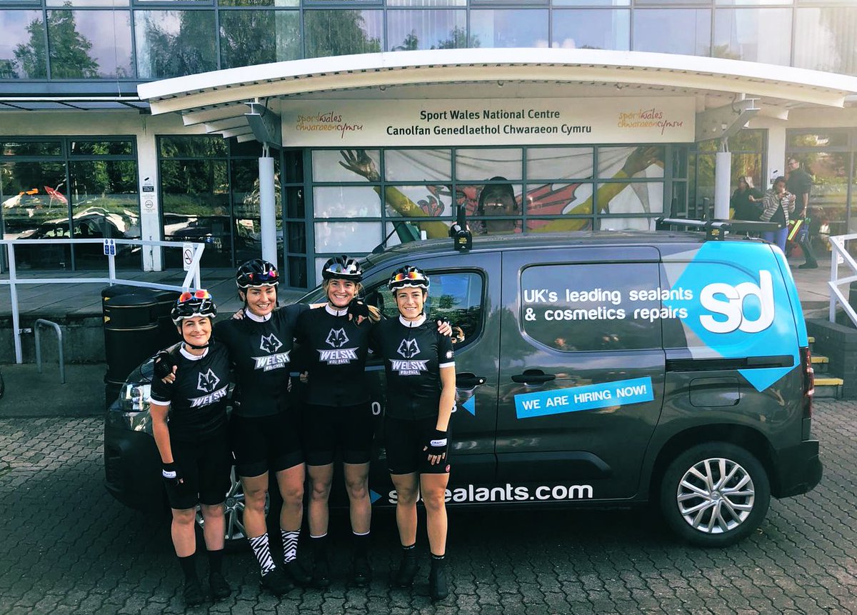 WelshWolfpack's tweet photo. ✨We’re so proud that we completed this charity cycle✨Your generosity has raised £2337 which will help bring smiles to the children and their families at @ty_hafan 💚 In total we cycled 787km (489 miles) 🚴🏽‍♀️, climbed 5031m⛰ and spent 38hrs in the saddle! https://t.co/BgQ8TzK3iT https://t.co/tuQOONUgM2