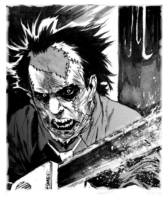 Since i'll be at Baltimore comic con this October, i'm going to be adding a few older pieces as limited prints. I'll start with old LeatherFace from Texas Chainsaw Massacre- mostly horror stuff, just in time for Halloween ? 