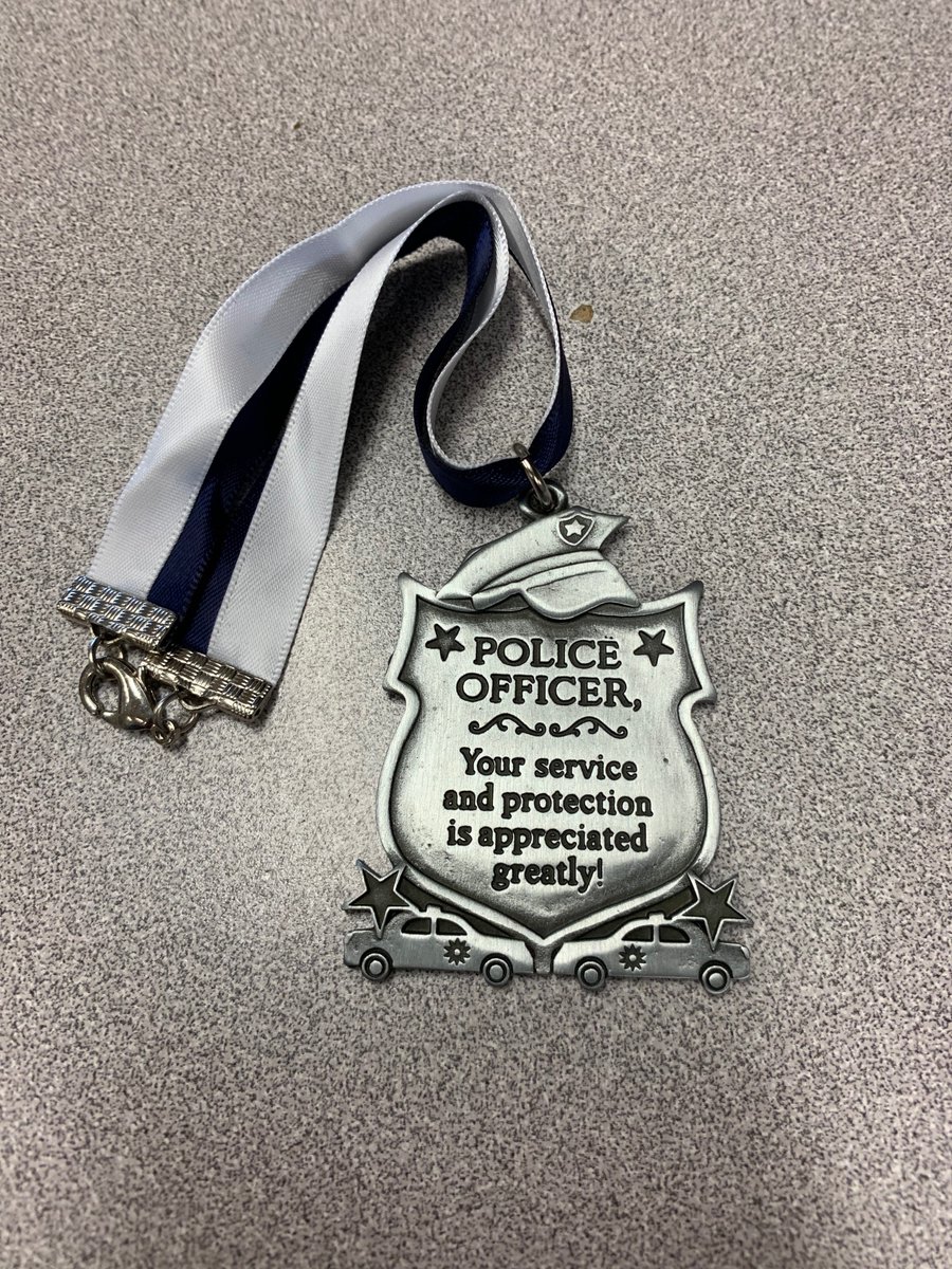 #WhitecourtRCMP made a new friend last week. Josiah surprised 4 officers with special medals he bought with his allowance. Josiah says he wants to be a police officer one day. He got a tour and was allowed to try out the lights &amp; sirens in a police car! #ThankfulTuesday