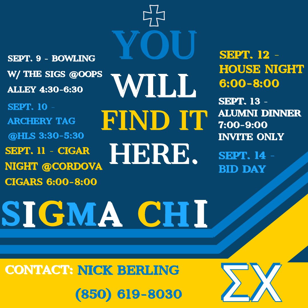 UWF SIGMA CHI tweet media