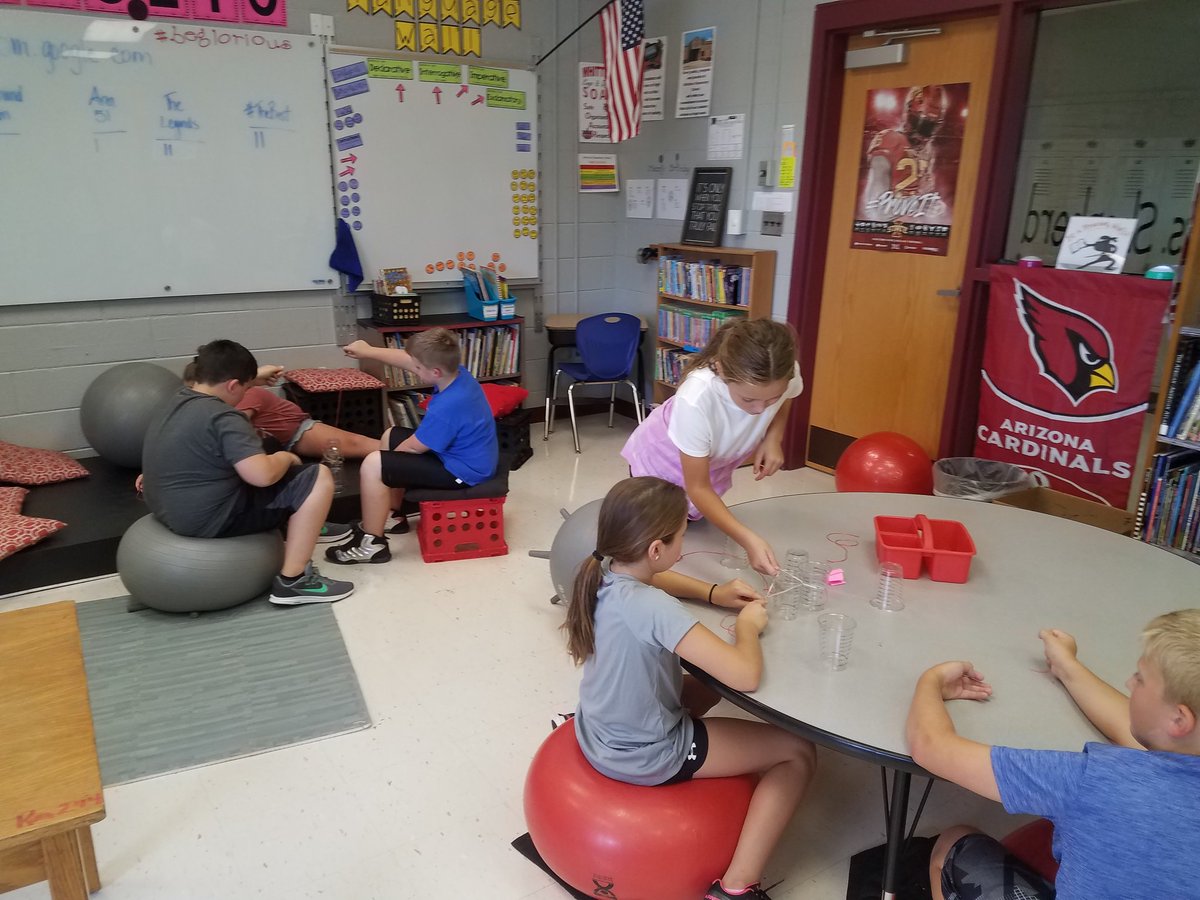 Whit244's tweet photo. Team building in rm 244! #4thgraderocks #4Cs https://t.co/vfWrvXJUBQ
