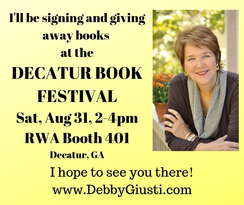 DebbyGiusti's tweet photo. Join me at the Decatur Book Festival! https://t.co/3hBe4P66Kq