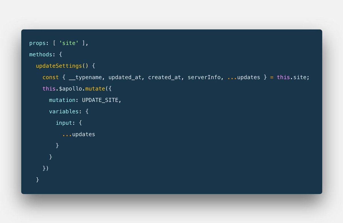 🔥 Simplest way to filter out unwanted variables in a <a href="/GraphQL/">GraphQL</a> mutation in <a href="/vuejs/">Vue</a>