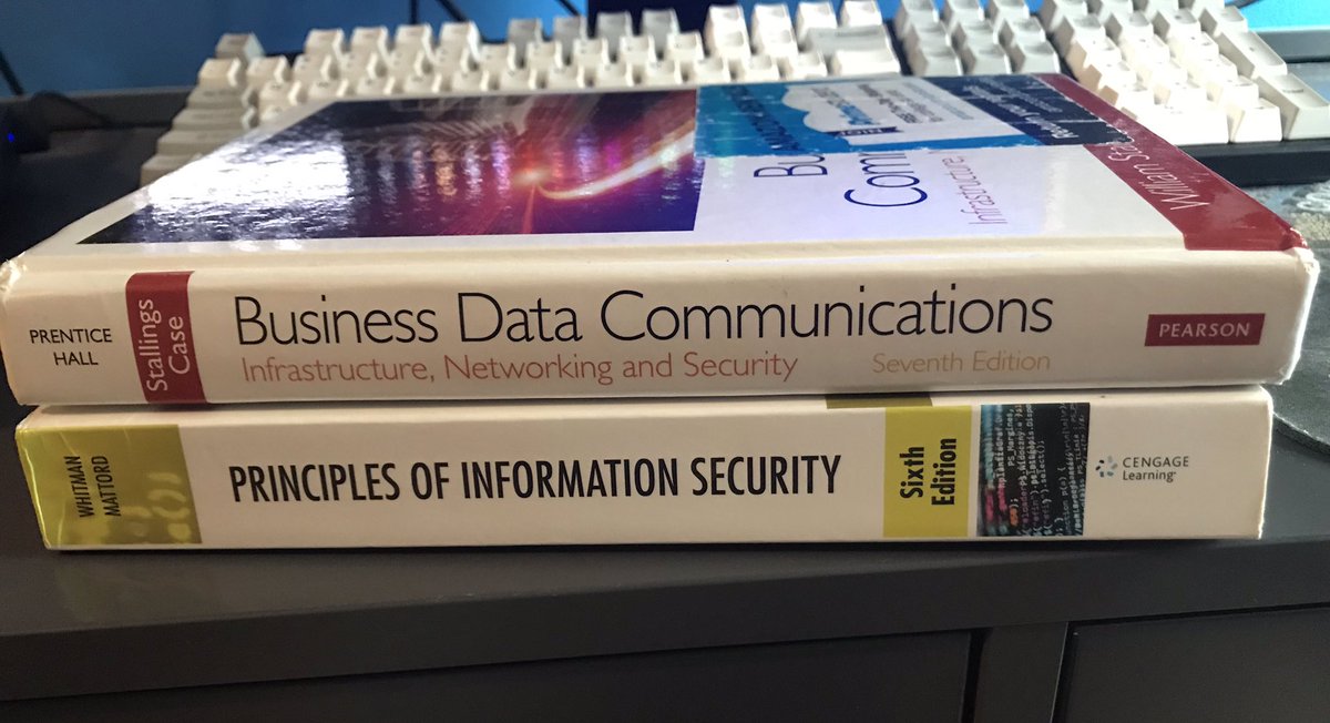 So ready for the fall semester #infosec