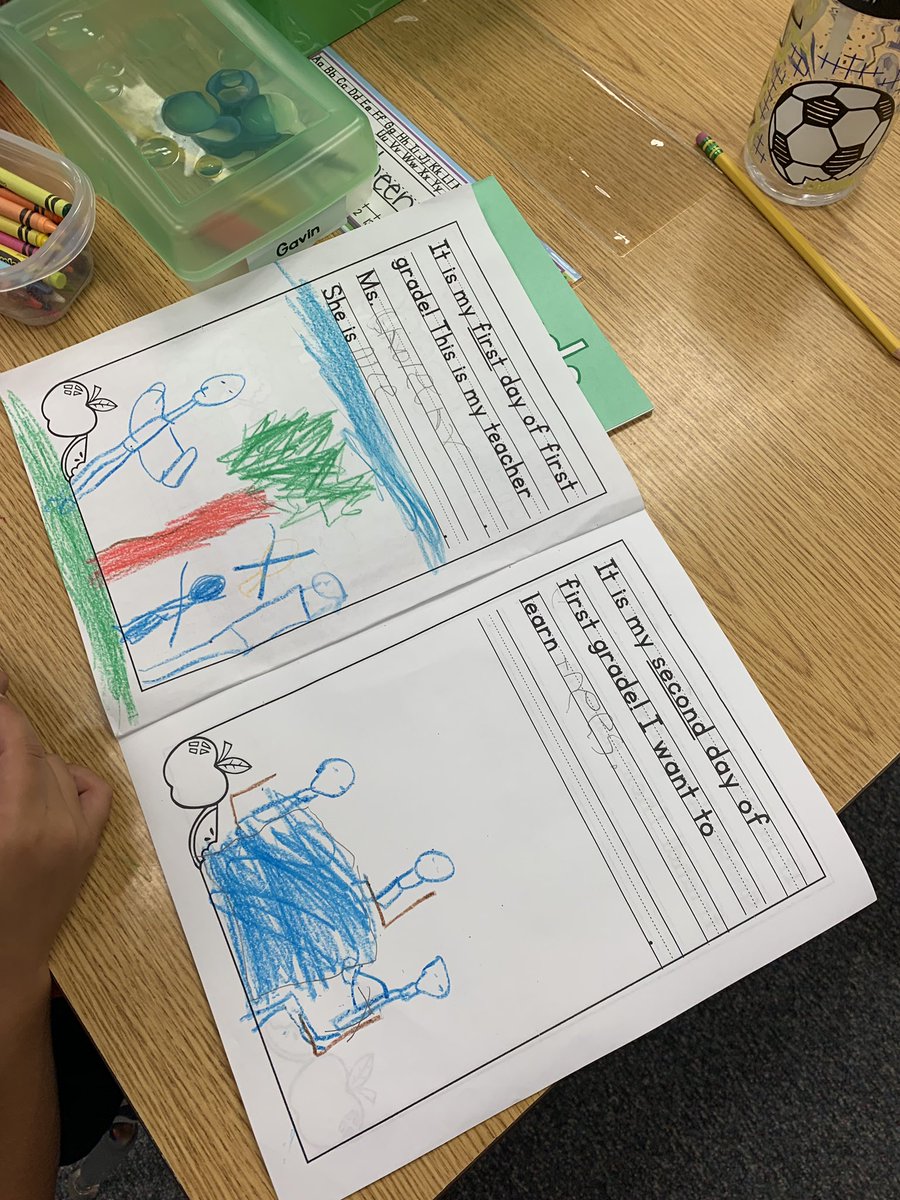 P__Rockin_Robin's tweet photo. The first graders were expressing what they are excited to learn about this year! #writtenexpression @RVESrobins https://t.co/xYrp2q1vLZ