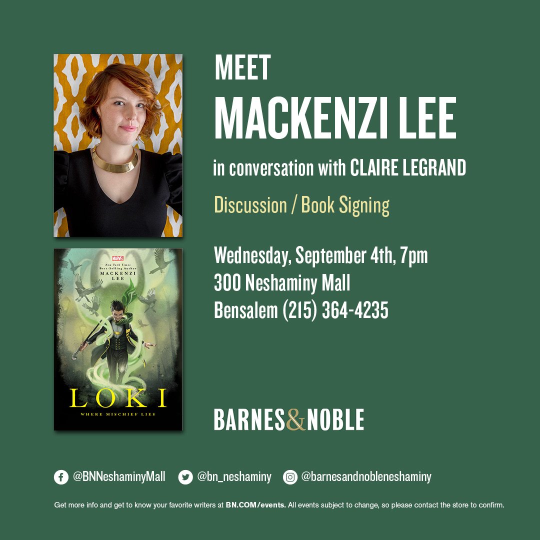 B N Neshaminy Mall On Twitter Only A Week Away From Mackenzi