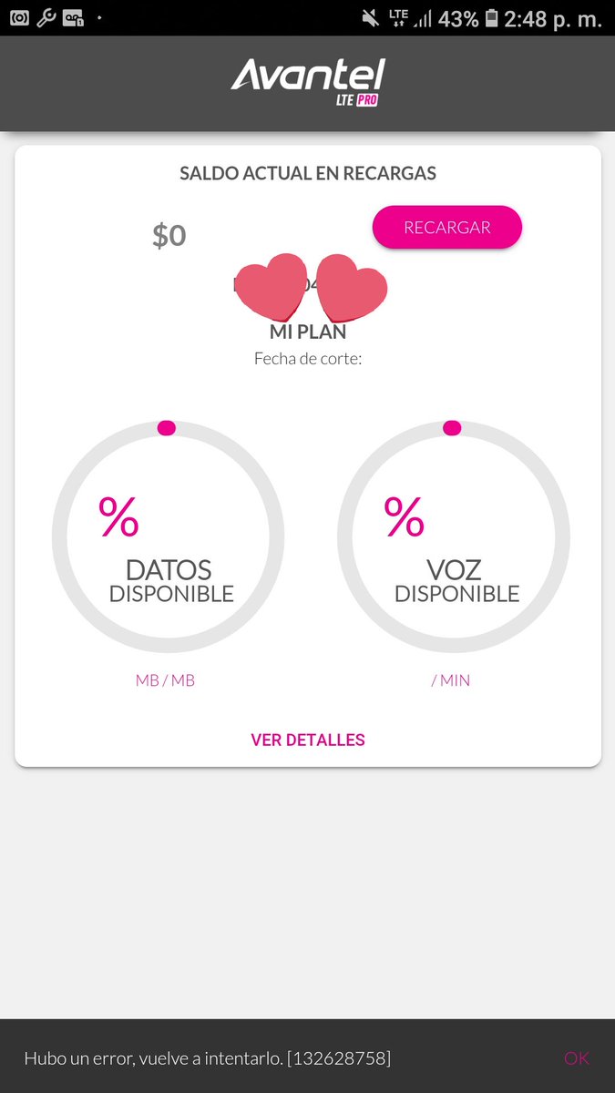 helpaccspr's tweet photo. @Avantel_sas que pasa con la app? Aún tengo datos pero me sale así, ya reinicie https://t.co/j9c24klwHV