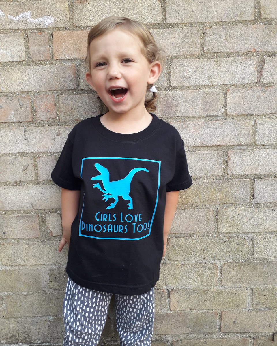 FoxandRainbow's tweet photo. A new dinosaur design for those little ladies who love dinosaurs, but who don't need them to be pink and glittery with a love heart on the bum! https://t.co/bWqbwE79x6