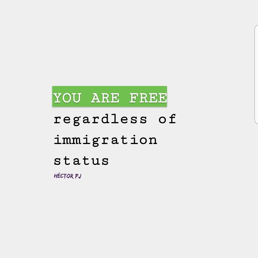 hctr_plascencia's tweet image. TU ERES LIBRE
your happiness, liberation, freedom, health and justice is not dependent on their systems
#MovementSustainability #MovementCare #AbolishICE #ImmigrantRights #LiveUnafraid #CloseTheCamps #PeopleOverProfit #MovementGrowth #MovementHealth #CommunityToCapitol #HèctorPJ