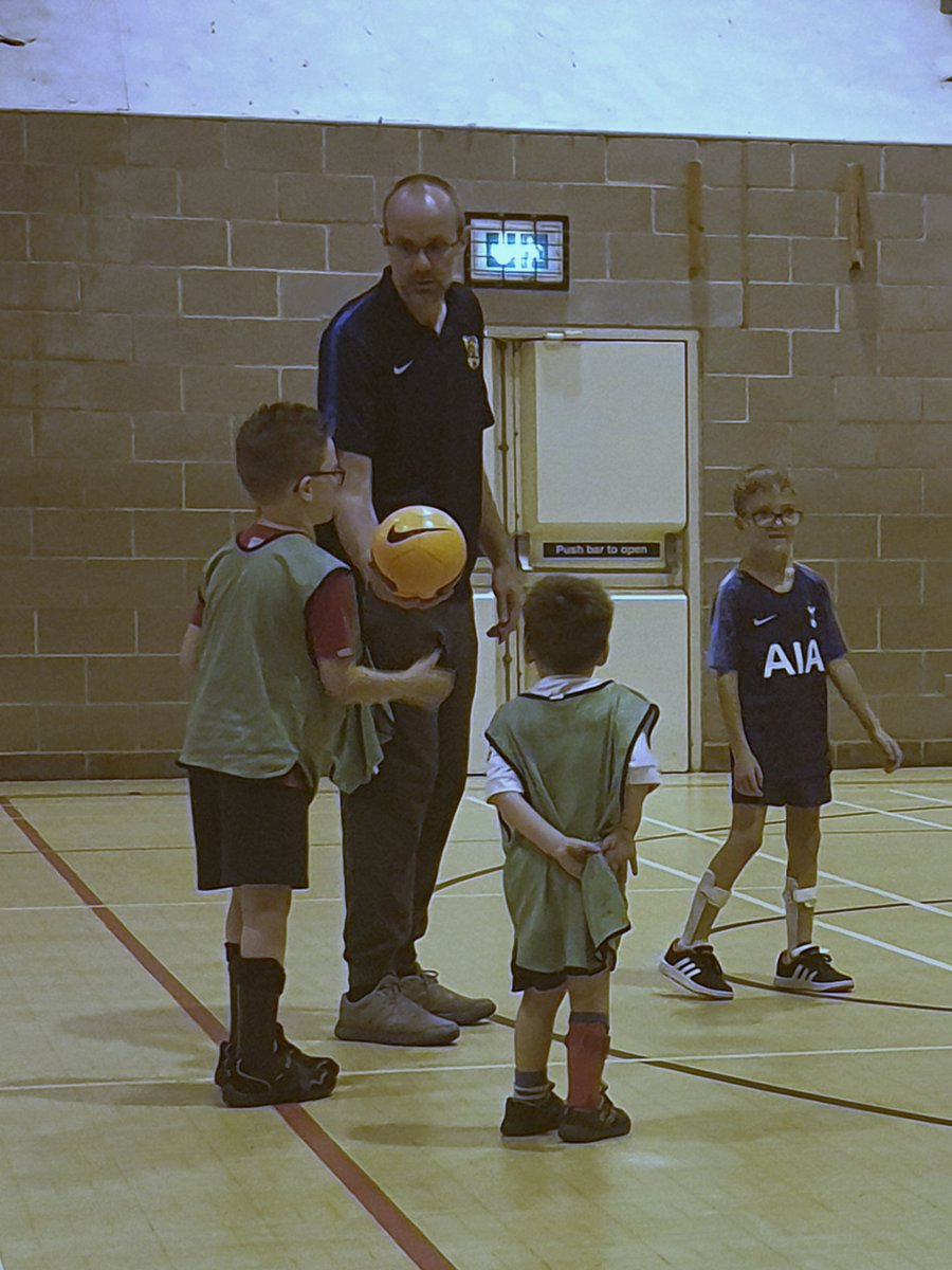 Another enjoyable session with the cerebral palsy group. Thanks Steve. <a href="/northantsfa/">Northamptonshire FA</a>