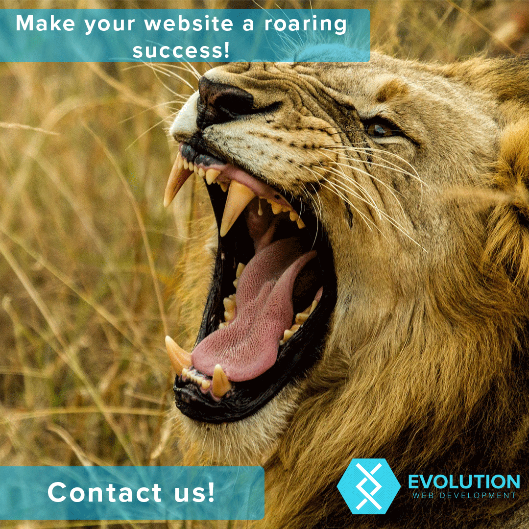 Is your website not purring along, contently, like you want? It may need sprucing up! Contact us if you want a new website or your current website modernised!

#lion #website #evowebdev #roar #isleofwight #islandbusiness #html #css #wordpress #grav #successful #webdev #contactus