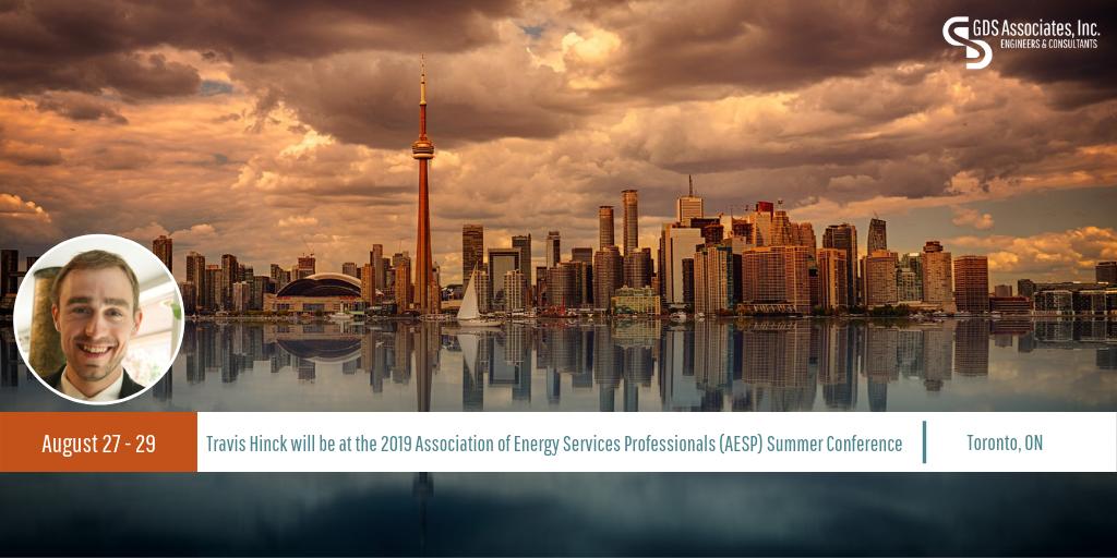 GDSassociates's tweet photo. GDS Project Manager, Travis Hinck, will be at the @aespinfo Summer Conference in Toronto, ON this week! Catch up with Travis to learn more about GDS. See you there!
#GDSEngage #aesp19 #energyefficiency #energy https://t.co/bNSawPTVD7