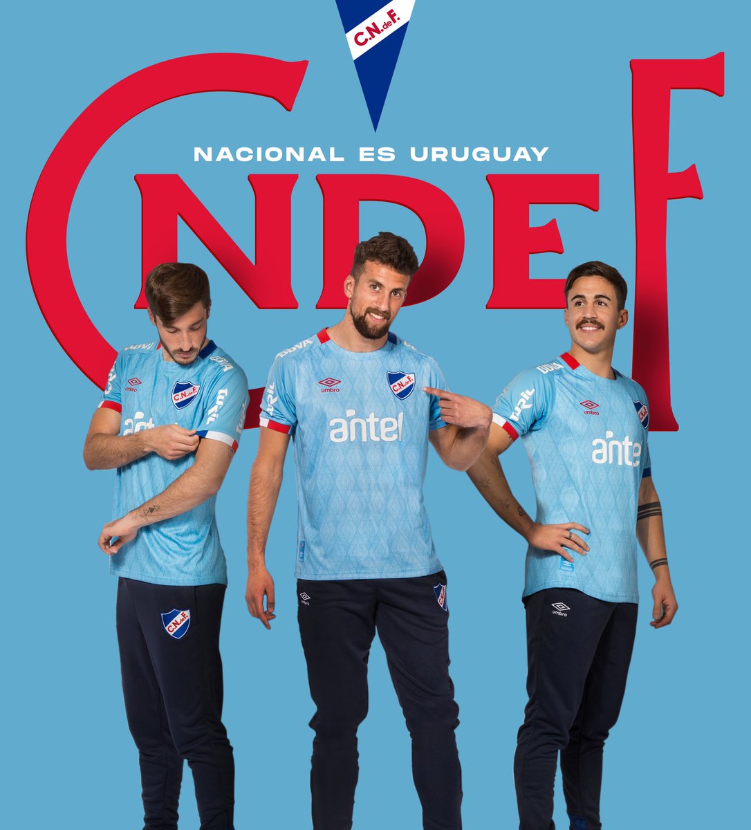 Hace RT, comentá con el hashtag #NacionalEsUruguay + número de socio y participá por la nueva camiseta celeste del Decano