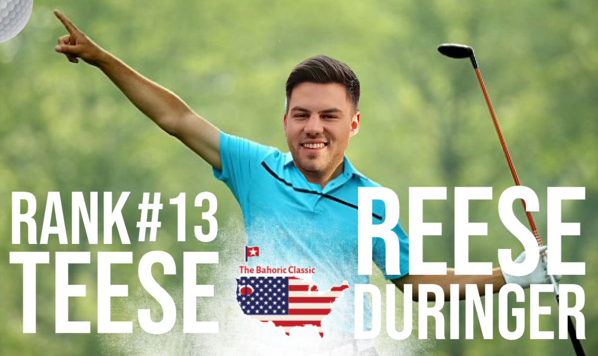 Give it up up for your 13th #BahoricPlayerProfile. Reese “Teese” Duringer is a local fan favorite with potential to be this weeks Cinderella Story! Inside source @DocMcCockiner , claims Teese has a couple new clubs in the bag. #lookoutworld