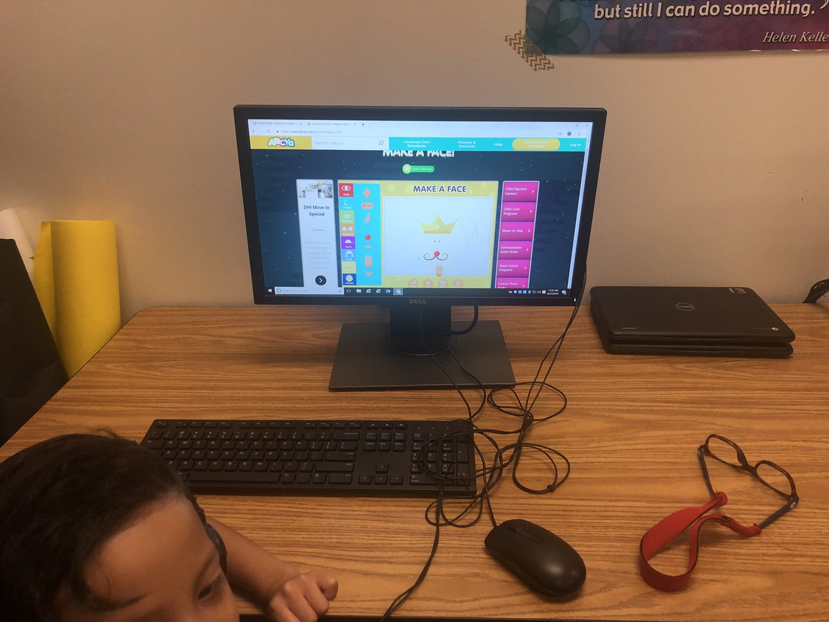 PSpringisd's tweet photo. Kinder working with mouse control by making funny faces #PESChampions #technokinder @believe_EC2020 @SpringISD_CTE https://t.co/1PbHFoJady