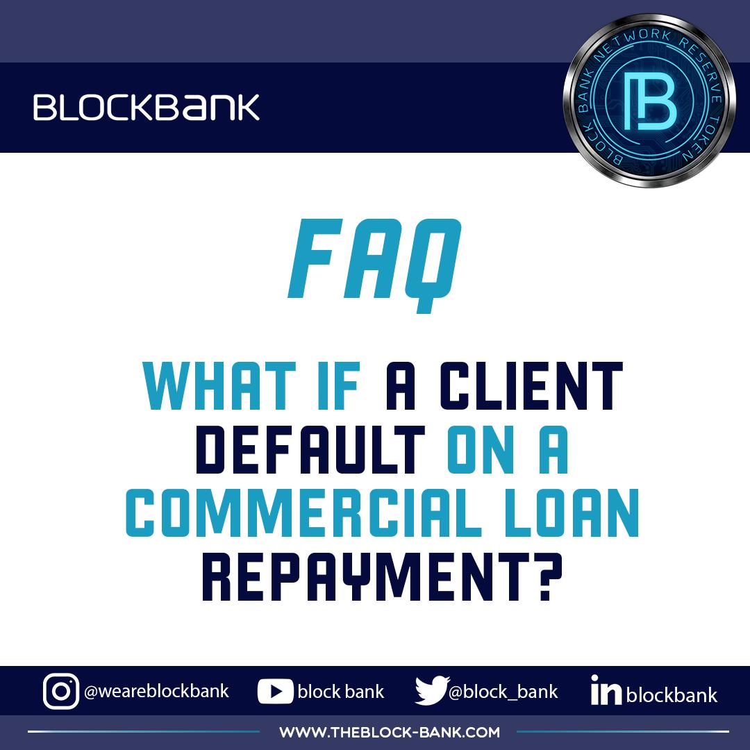 block_bank's tweet photo. FAQ

Blockbank has specific risk management and lending criteria to protect Blockbank from losses. In the event that a client did not fulfil thier obligations in the credit contract Blockbank will issue legal proceedings and obtain warrant of possession over assets. https://t.co/6MB9S8pFZX