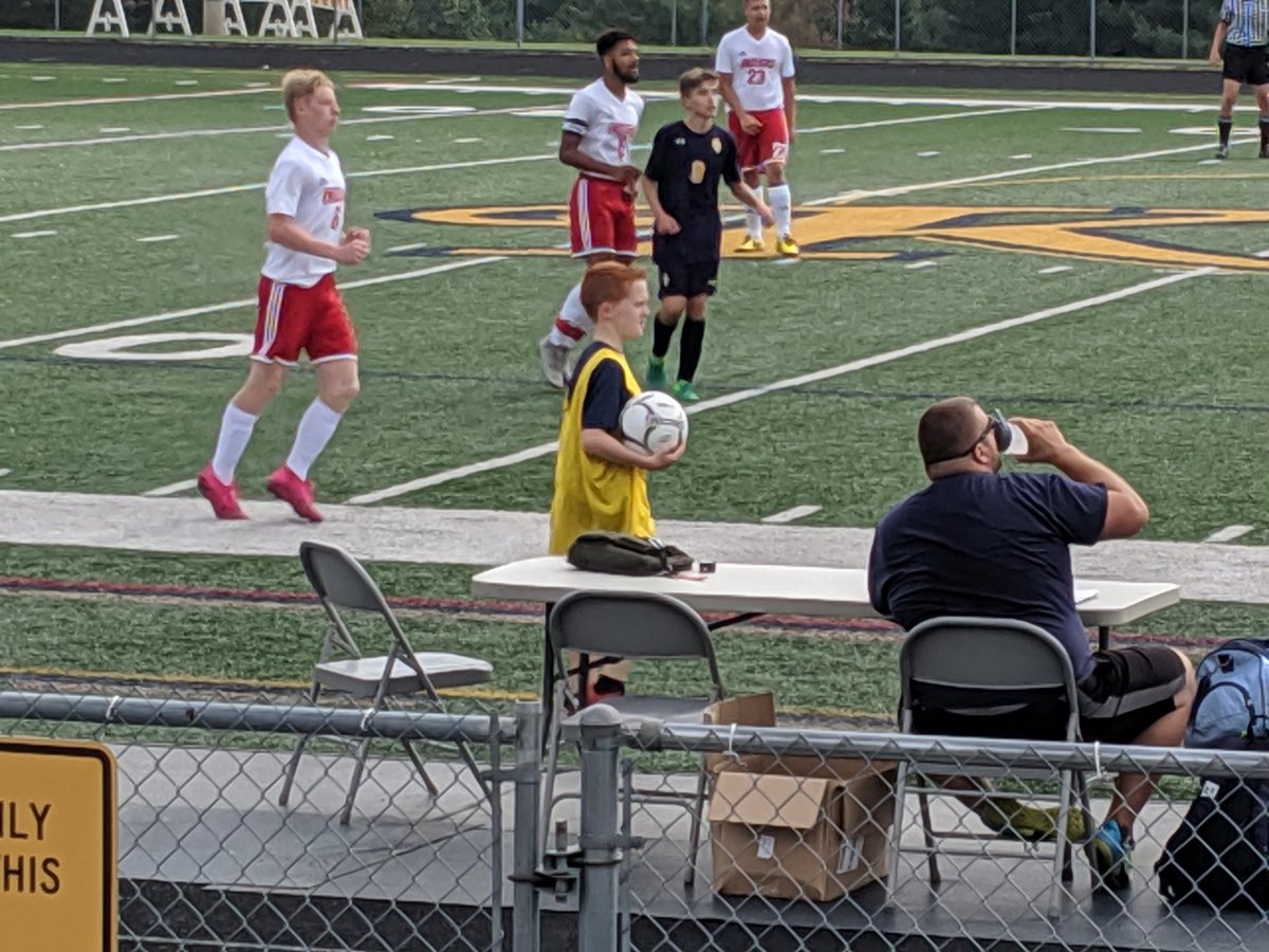 Let's go EYHS Soccer! PS - The cute ball runner is mine!