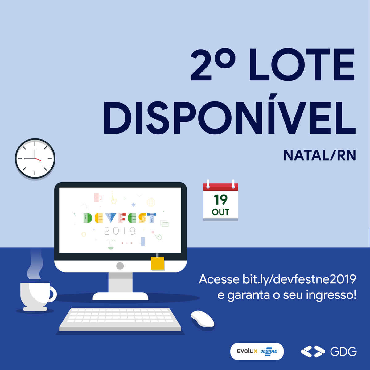 DevfestNE's tweet photo. Passando só para informar que o segundo lote já está disponível para vendas no site da sympla, e está só R$ 40,00 😱
Dá uma conferida nos conteúdos que terão, muita gente boa que está vindo. Não fique de fora dessa e garanta logo o seu ingresso.
https://t.co/ntC214TPk5
.
#DevFest https://t.co/IhJtZEacNy