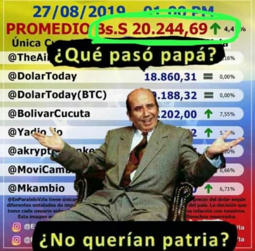 ELPARALELO2's tweet photo. Y el dolar para arriba x eso hay q aprovechar de comprar en #CestaUsando https://t.co/ciap36UM0Y https://t.co/Tq5Y9xvd52