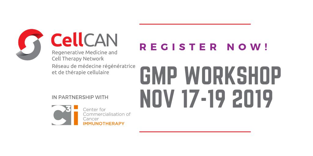 CellCAN_Network's tweet photo. Did you see? We are hosting a 3rd hands-on GMP workshop this fall in partnership with @C3i_Montreal! Pass the word, the added value of being part of this very exclusive workshop is second to none! https://t.co/GE6g2BkgH6 https://t.co/2BocdxKkbX