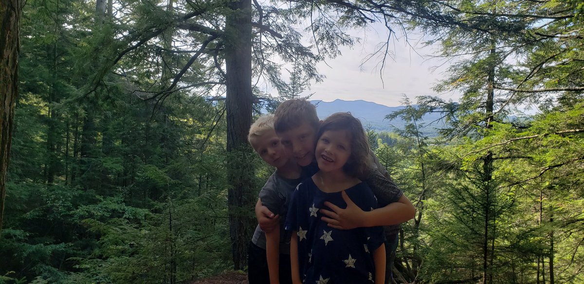 alxsmith26's tweet photo. Quick nature hike on the last day before school starts. Most calm they've been all summer.
Now off to campus for @SMCMensLax first meeting of the year tonight.
#vtlivin
#pkfam
#smittyfam https://t.co/GH2uOlCk8j