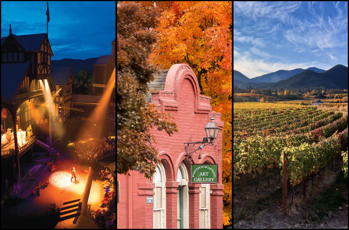 PoMoMagazine's tweet photo. #Ad: Experience the magic of the Fall Season in Southern Oregon. Book your Fall Getaway and SAVE 15% OFF at any of @NHGoregon properties. From mineral baths and historic charm, we’re at the center of it all. https://t.co/2f7ftKq5ST https://t.co/ASurtGXUoT