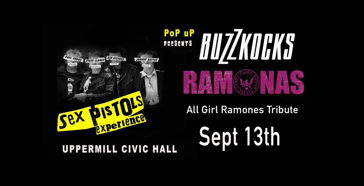 Looking forward to this one next month with the fantastic @SexPistolsExp and @Ramonas_uk at Uppermill Civic Hall pop-up.ticketlight.co.uk/order/tickets/…