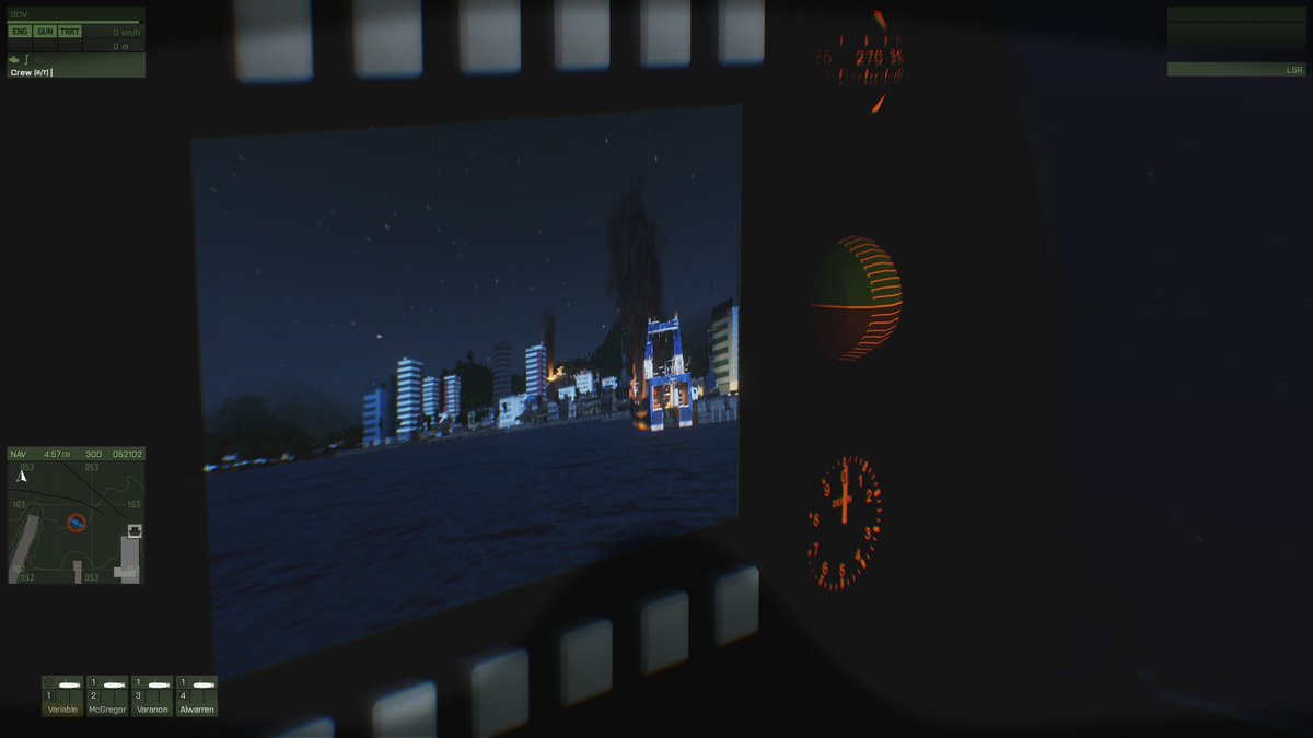 cia_arma's tweet photo. Underwater sabotage using limpet mines, attaching the mine and the result - as seen through our midget submarine's periscope. #CiACoopNights @Arma3official #Arma3 https://t.co/e4mfAPdazD
