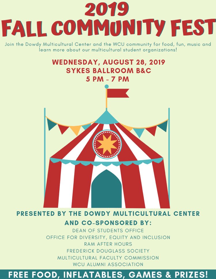 Come join the Dowdy Multicultural Center and the multicultural organizations for fun, food, music, games and prizes! Be sure to stop by our table to learn more about TL Zetas💙 (The location has been moved to Sykes Ballrooms B &amp; C due to expected inclement weather)