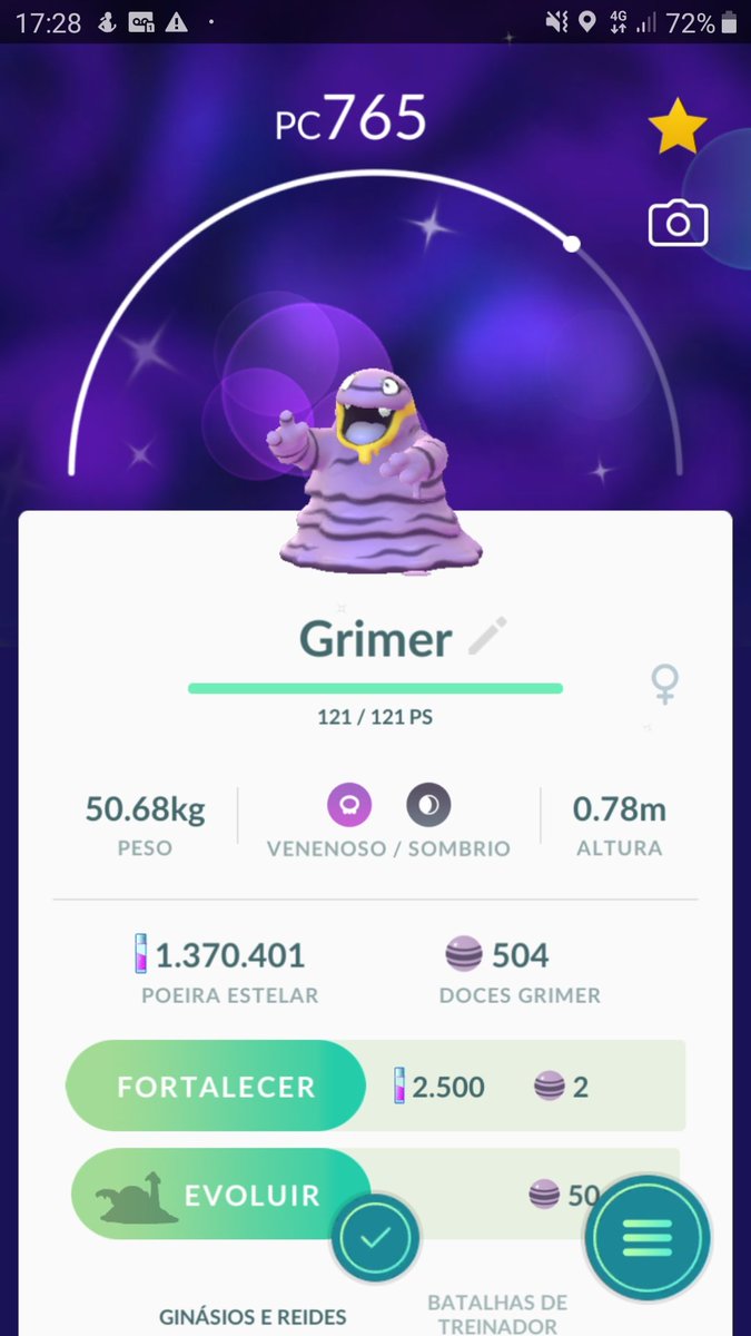 Igorxandecorrea's tweet image. Choquei um Grimer de Alola Shiny!!!!!
#PokemonGO
#Grimer
#AlolanGrimer
#AlolanGrimerShiny
#GrimerShiny
#Shiny