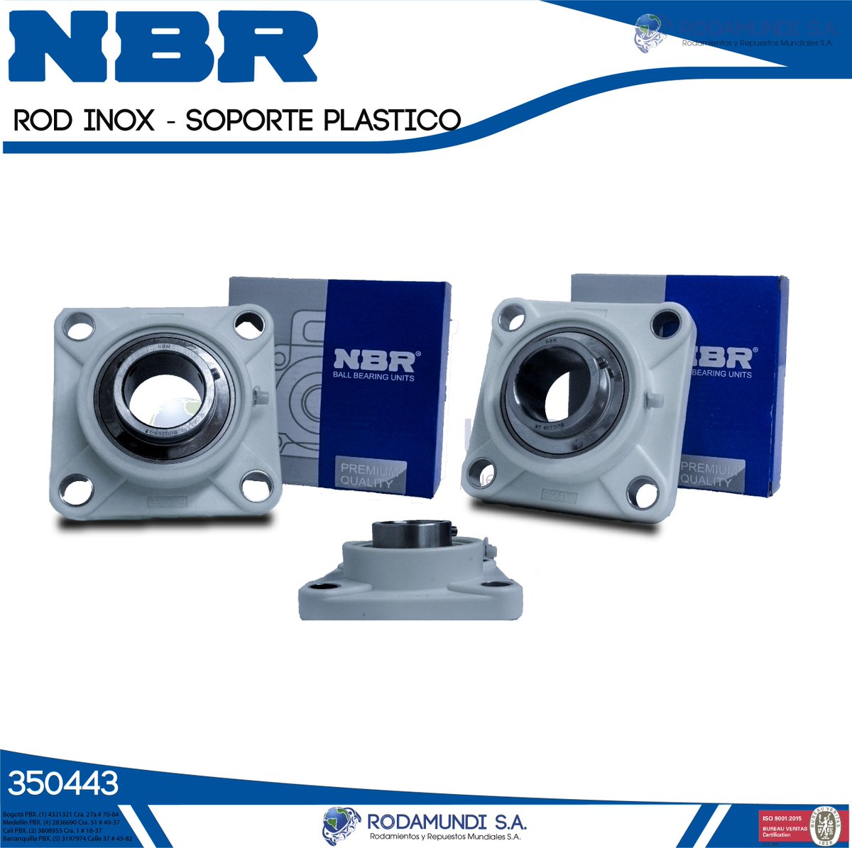 RODILLO INOXIDABLE SOPORTE PLÁSTICO. 
@rodamundi_s.a 
#nbr 
#rodamundi 
#rodamundiaotronivel 
#fag
#volvo 
#rodamientosindustriales 
#koyo #ntn #snr #skf #luk #ina#nachi ⚙⚙⚙