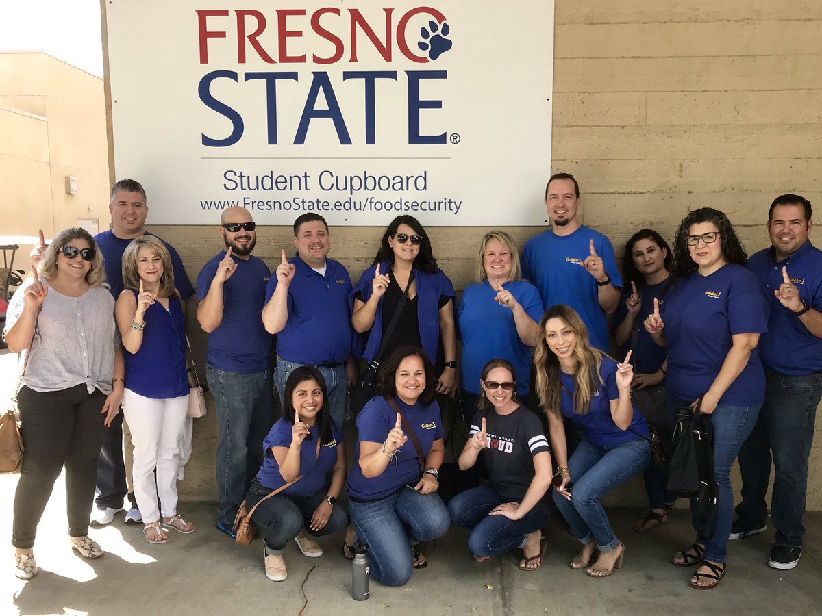 StudentCupboard's tweet image. A big thank you to @golden1cu for volunteering at the Student Cupboard today. You were a tremendous help with our delivery. #FSFoodSecurity