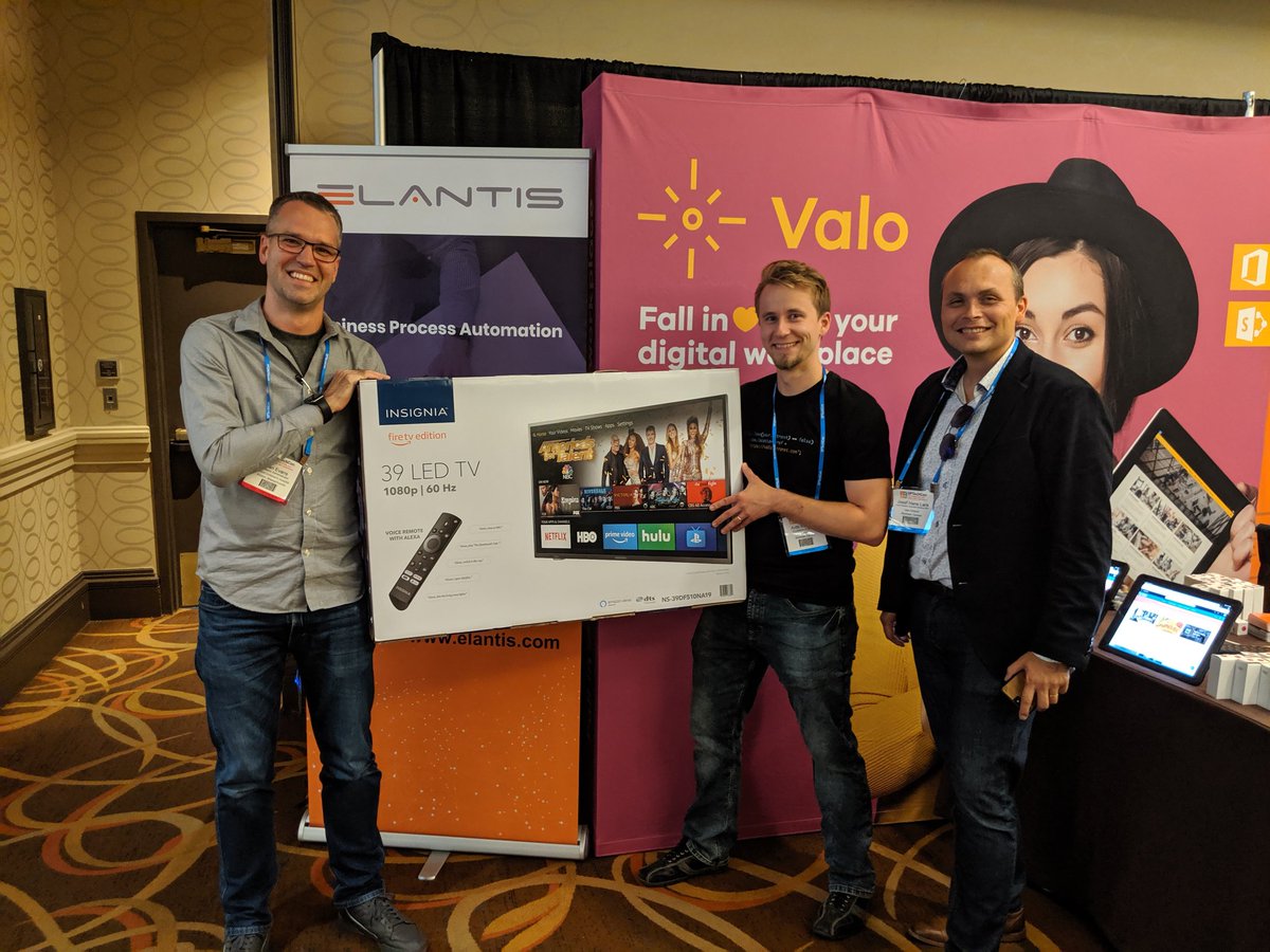 ValoSolutionsHQ's tweet image. And the winner is... 😁 #SPTechCon #ValoLove